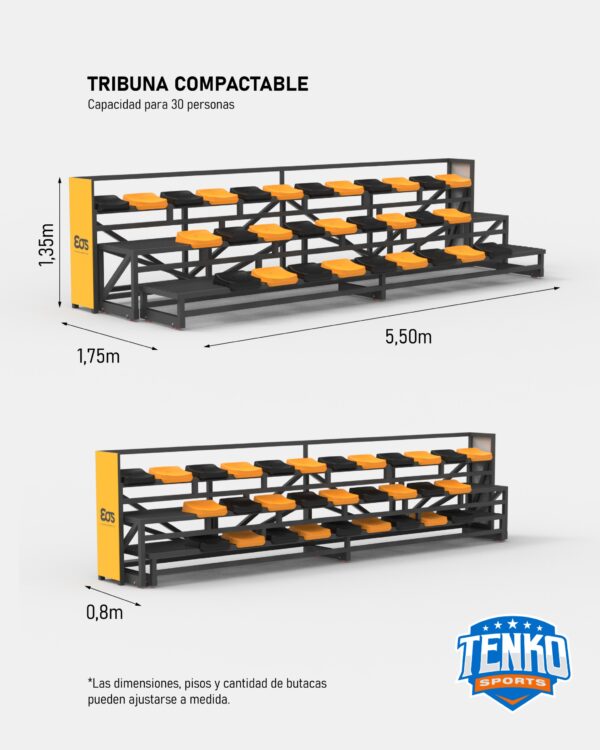Tribunas telecopicas o fijas - Image 2